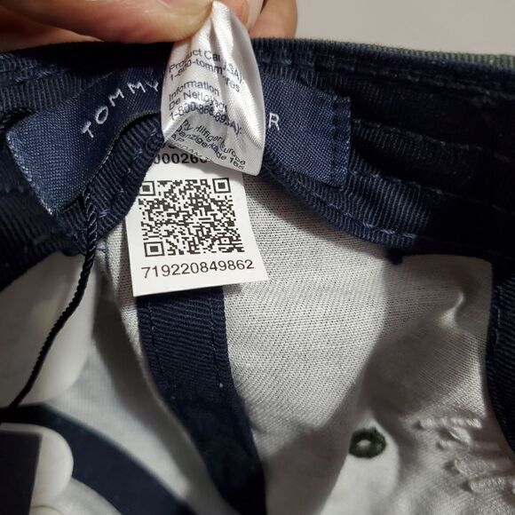 Tommy Hilfiger TH Logo Camo Baseball Trucker Hat Cap Cotton OSFA Strapback NEW - Picture 10 of 10